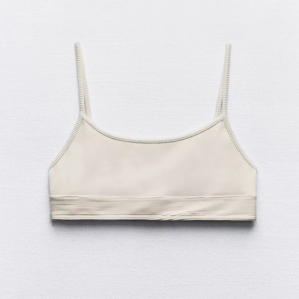 Zara - Sporty Cream Bikini